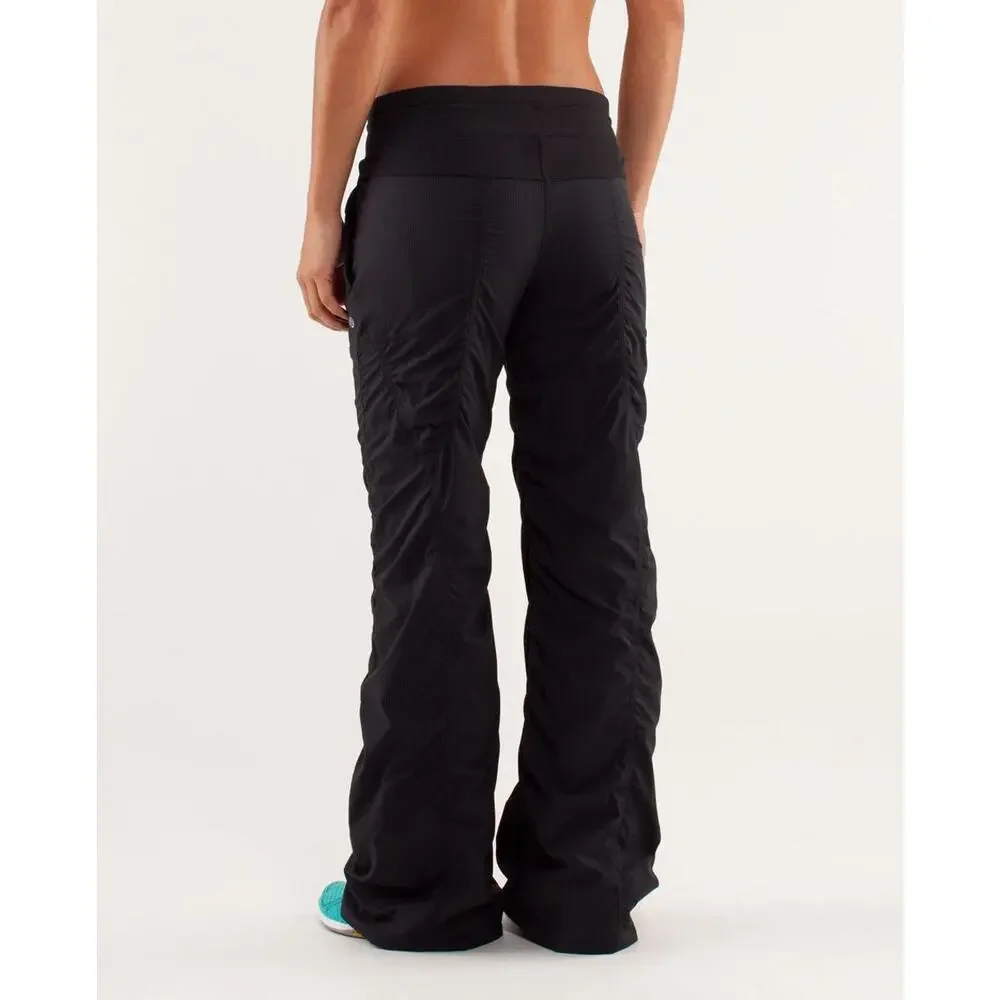 Lululemon Studio Pants II Lined Mid-Rise Black Size 4